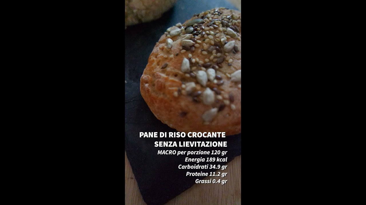 Ricetta fit #pane di riso #senza #lievitazione con pochi grassi