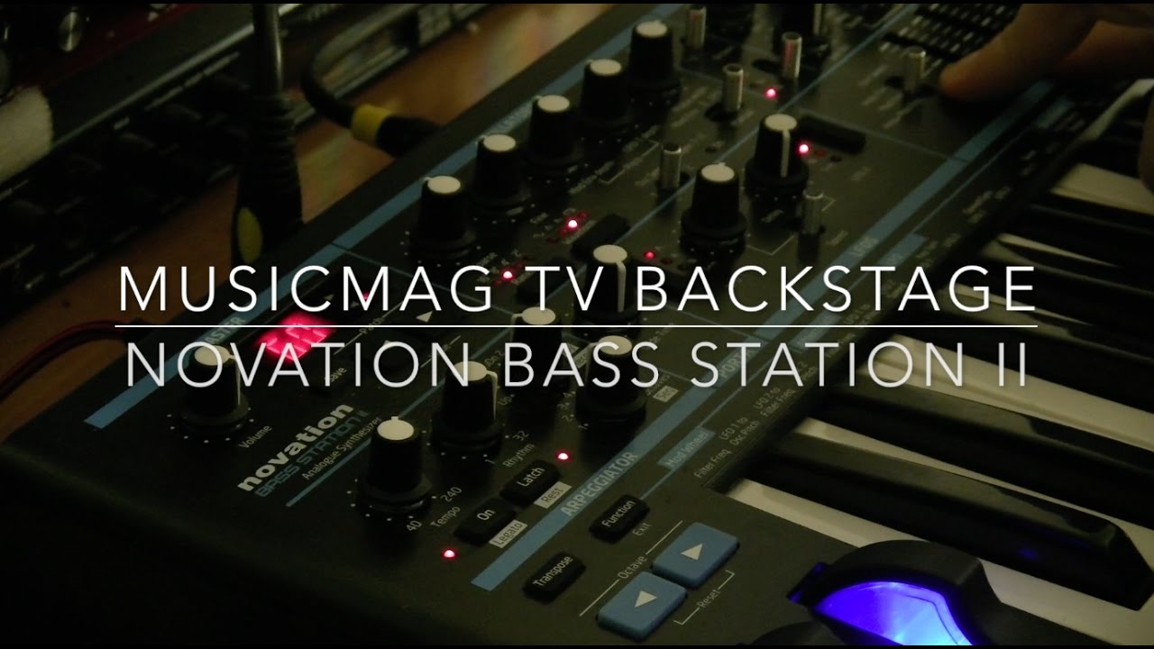 MusicMagTV Backstage - Novation Bass Station II