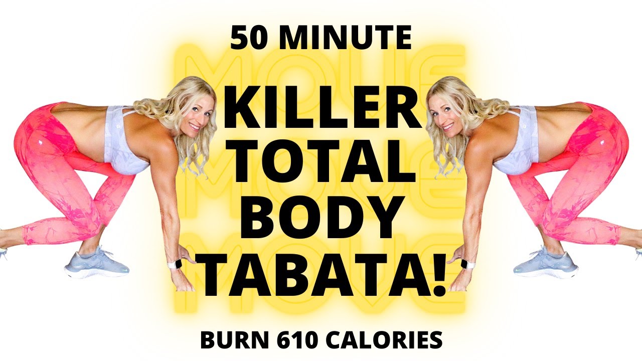 50 Minute Killer Total Body Tabata | Cardio, Strength, Abs | Tracy Steen