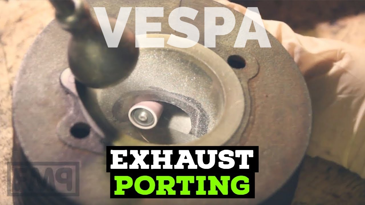 vespa EXHAUST PORTing | 2 stroke tuning | vespa 150cc O-TUNING | FMP-Solid PASSion |