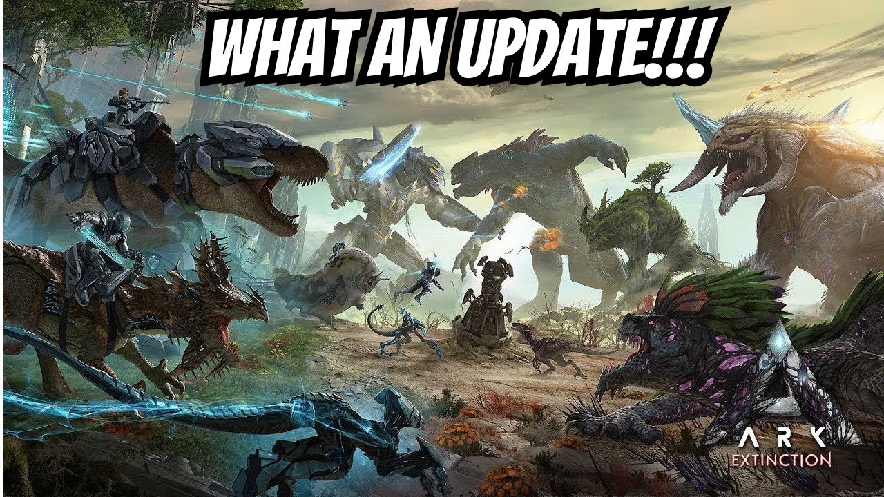 WHAT AN UPDATE!!! |ARK SURVIVAL EXTINCTION EP 1