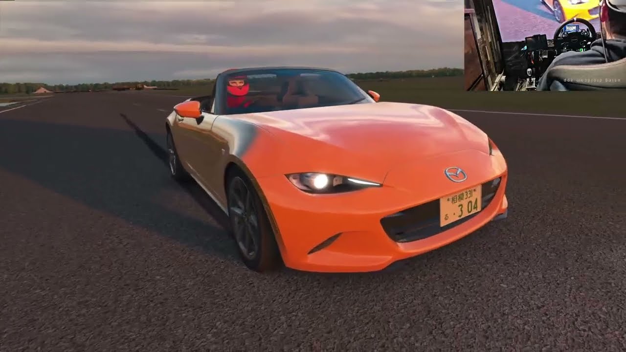 Asetto Corsa modded/ Top gear test track/ Mazda MX5 / Meta quest 3 / Moza R12