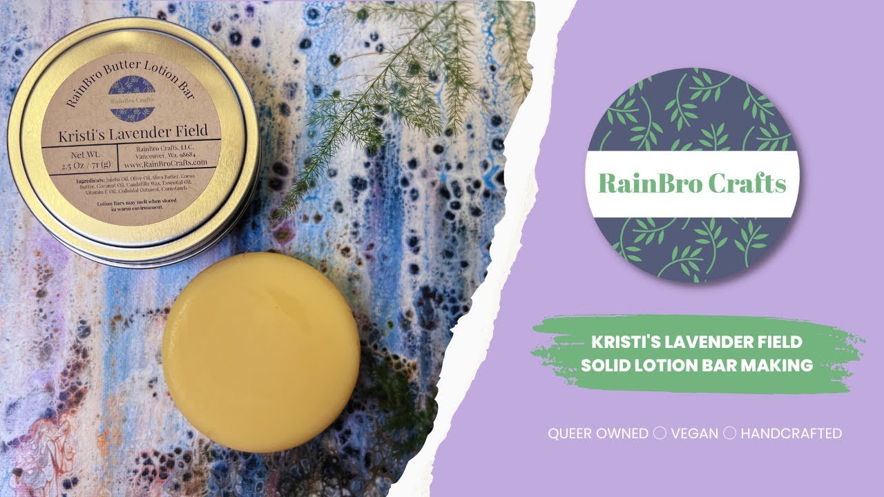 How to Make a Solid Lotion Bar (Vegan, Palm Oil Free, Handmade)