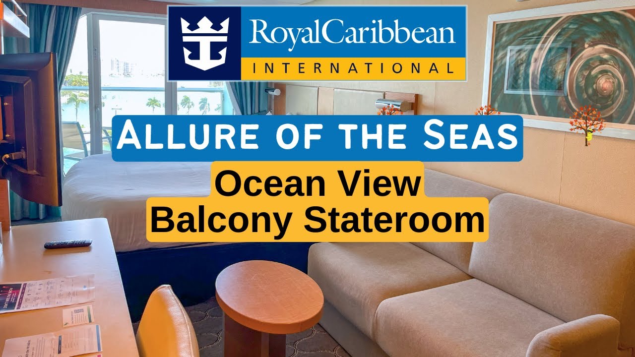 Экскурсия по каюте с балконом и видом на океан на лайнере Royal Caribbean Allure of the Seas