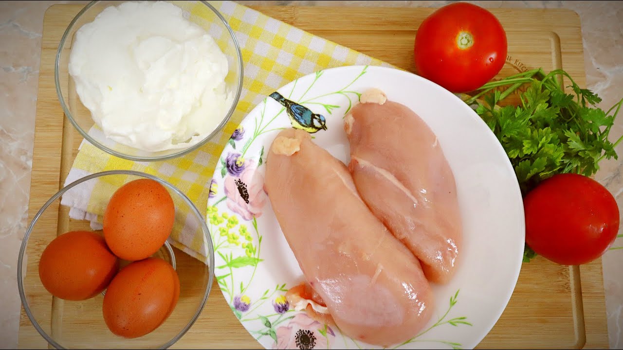 BRZO! UKUSNO! JEDNOSTAVNO! hit recept za rucak ili veceru - belo meso, jaja, pavlaka i paradajz