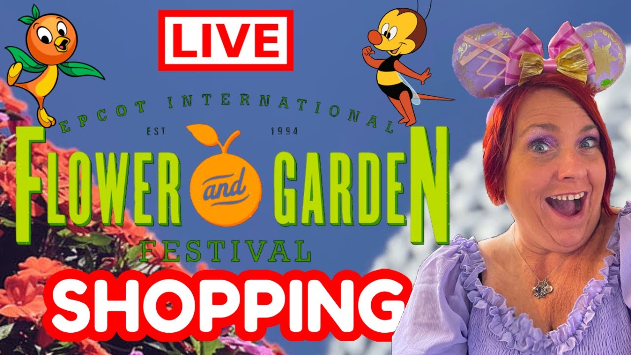Shopping Epcot Flower and Garden Opening Day