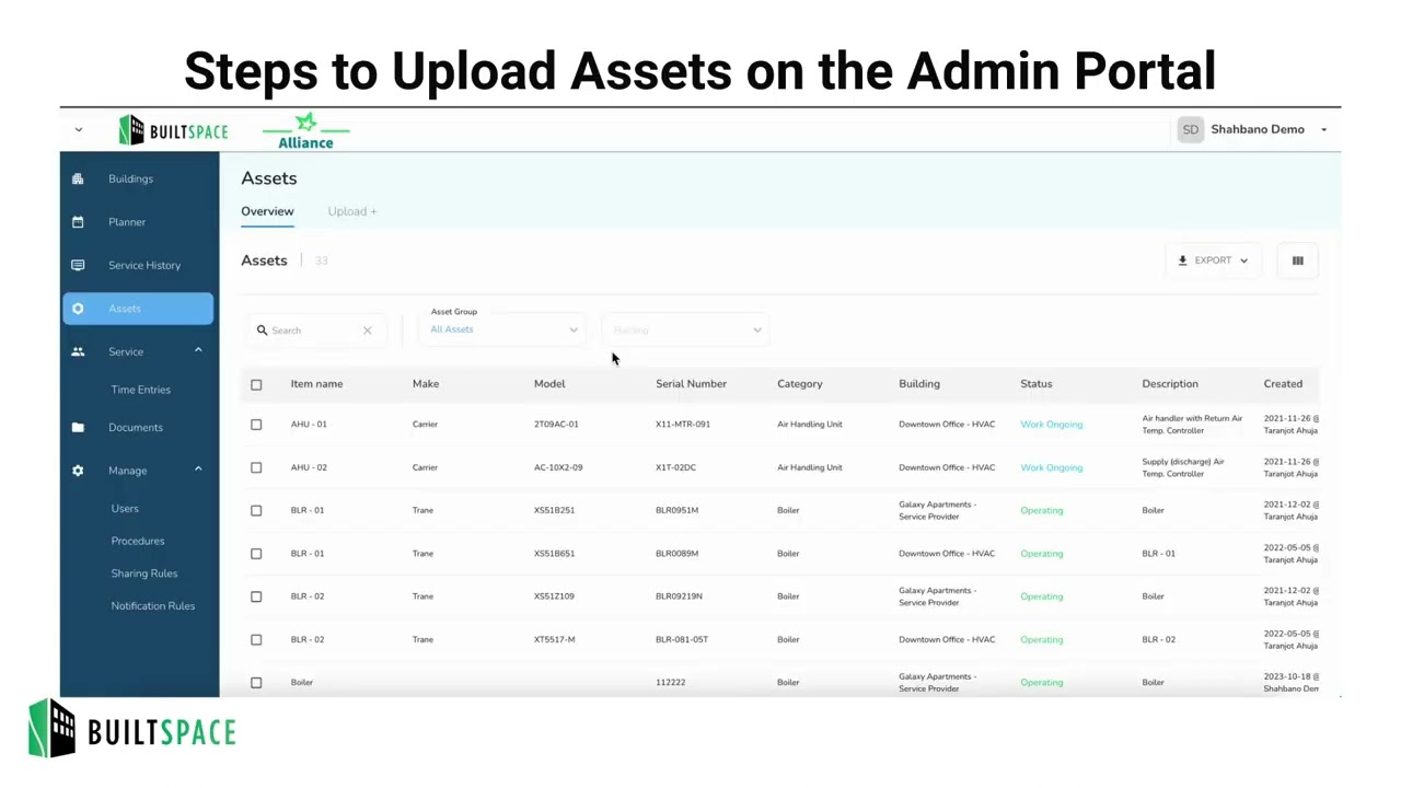 How to Add Assets on the Admin Portal