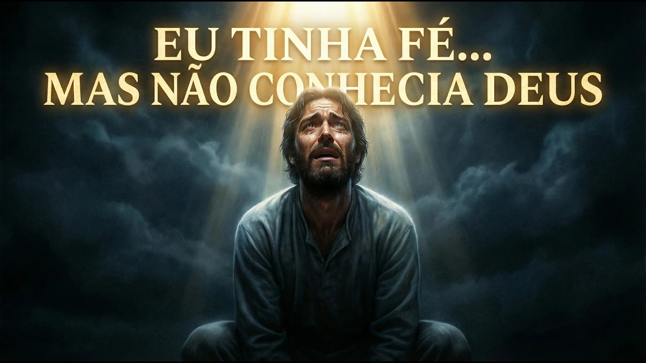 EU ACHEI QUE TINHA FÉ… ATÉ PERCEBER QUE NÃO CONHECIA DEUS