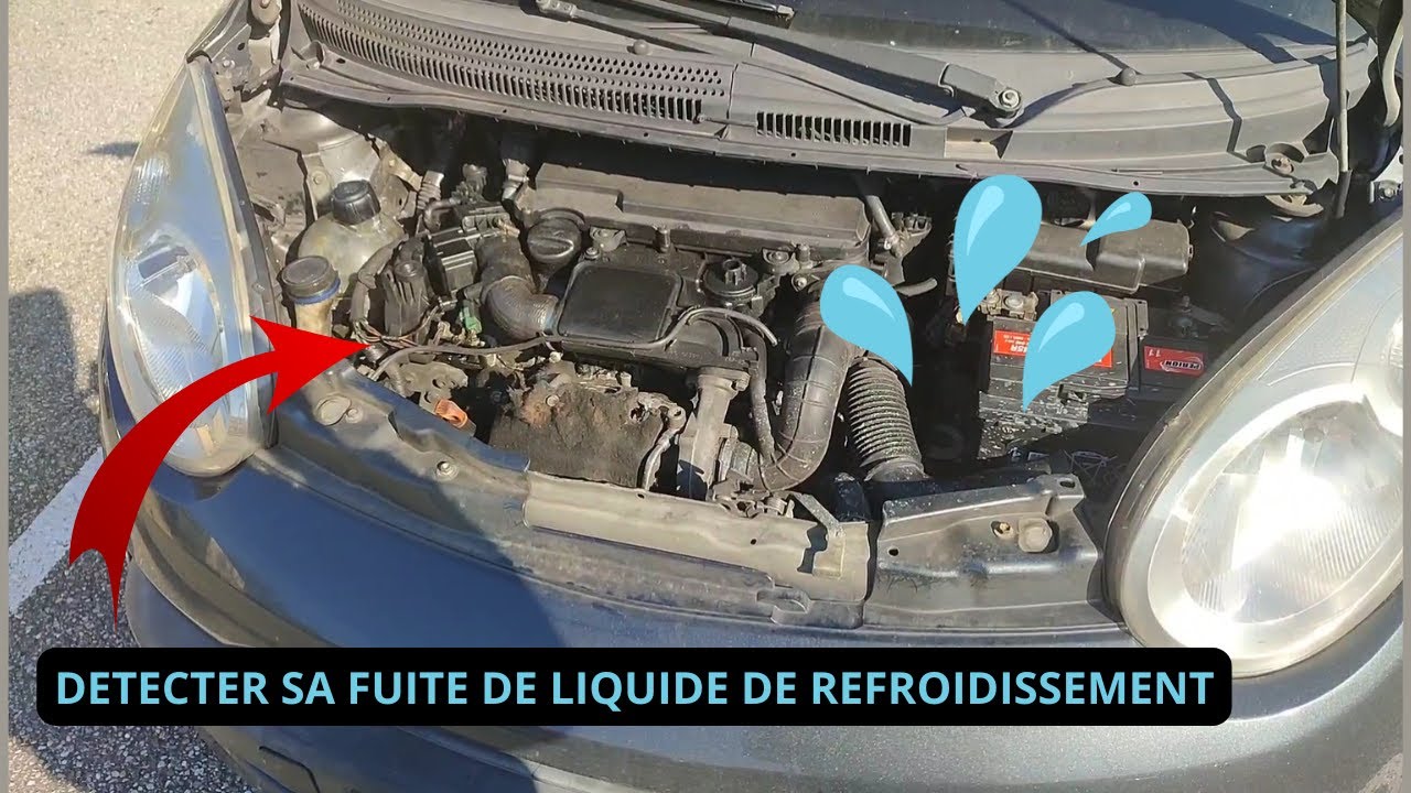 Localise ta fuite de Liquide de refroidissement 💦💧