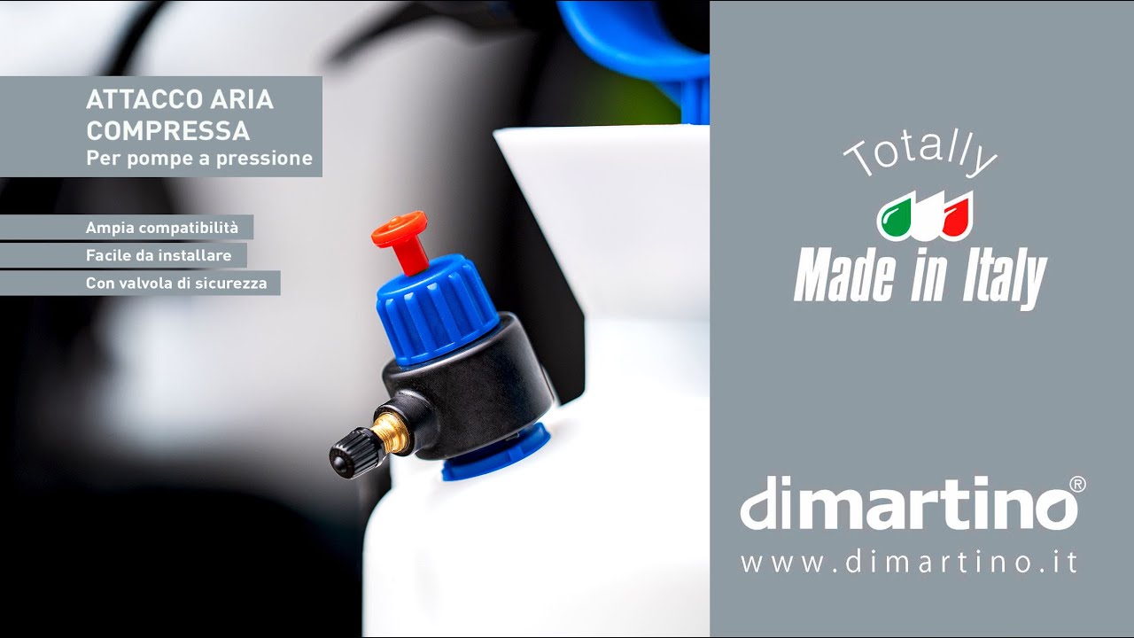 ATTACCO ARIA COMPRESSA per pompe a pressione. Compressed air coupling for pressure sprayers