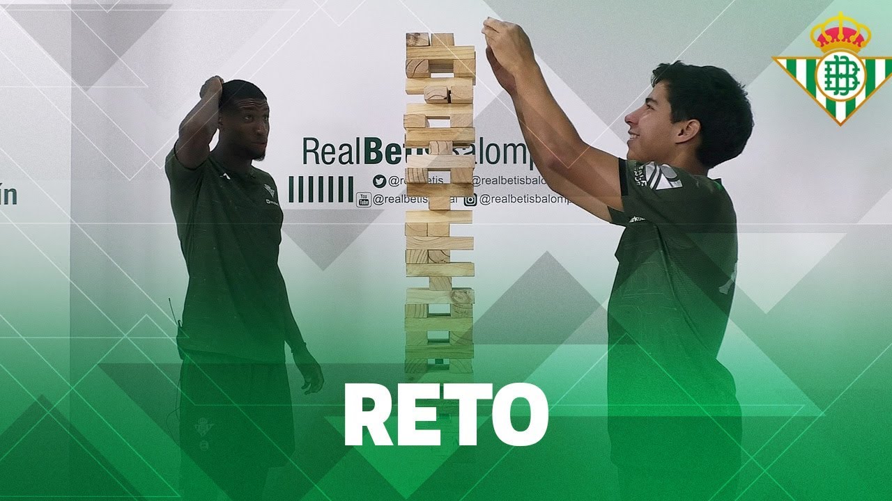 ¡EMERSON y LAINEZ se retan en este divertido juego! CHALLENGE | Real Betis Balompié