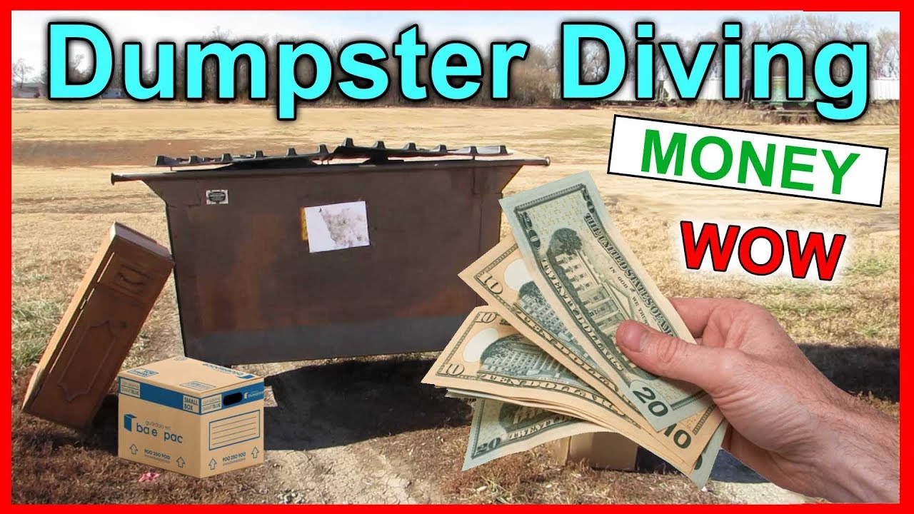 Found Cash Money Dumpster Diving at a Thrift Store #303