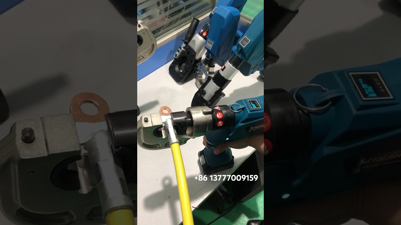 Hydraulic battery wire crimping tools #hydraulic #crimping
