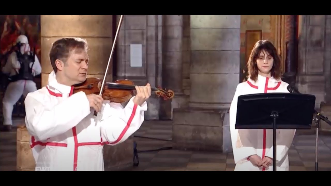 Music That Connects With The Lord: Renaud Capucon, Judith Chemla: Holy Crown Worship: Notre-Dame