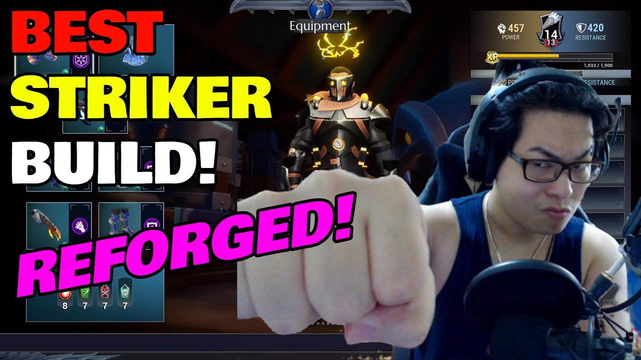 Dauntless - End Game Aether Striker Build REFORGED - No Dodge OP build for 1.8.0.