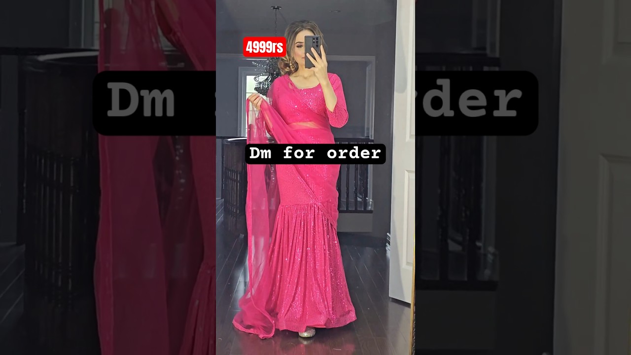 Sequin Mermaid saree #fashiondesigner #trendingreels #gowncollection #trending #birthdaydress