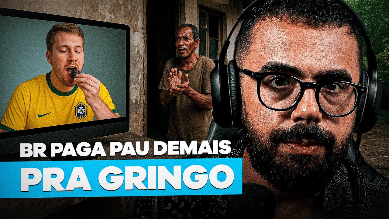 POR QUE BRASILEIRO PAGA TANTO PAU PARA GRINGO? | CORTES do CASTRINHO