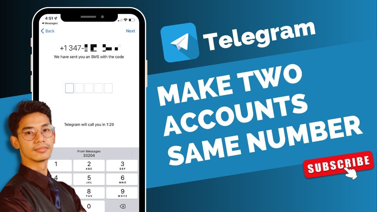 How to Make Two Telegram Accounts with Same Number !