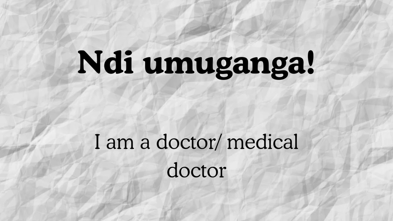 Kinyarwanda Phrases Every Beginner Should Know &mdash; PART 5