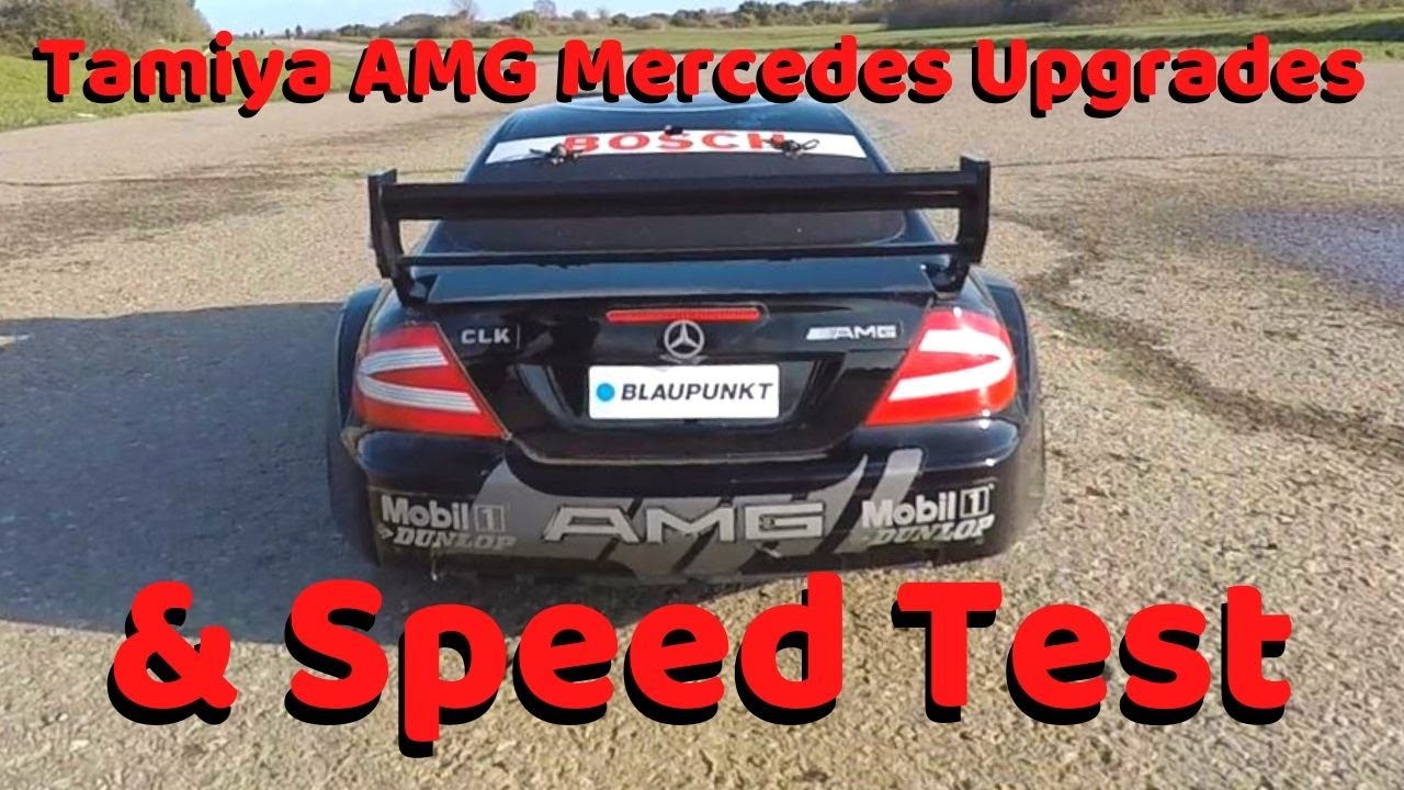Tamiya TL-01 AMG Mercedes Brushless Upgrade and Speed Test.  GoolRC 4300kv  2s Lipo