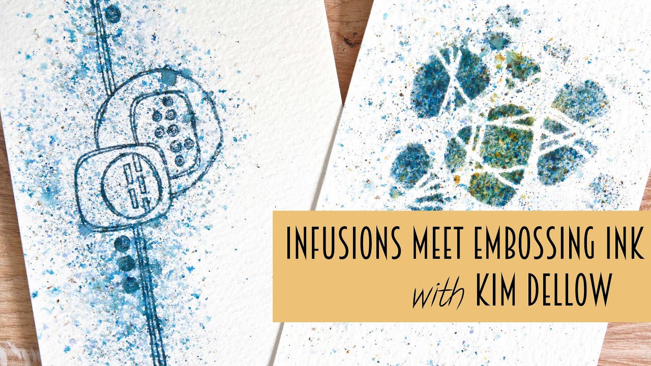 PaperArtsy Infusions Meet Embossing/ Watermark Ink