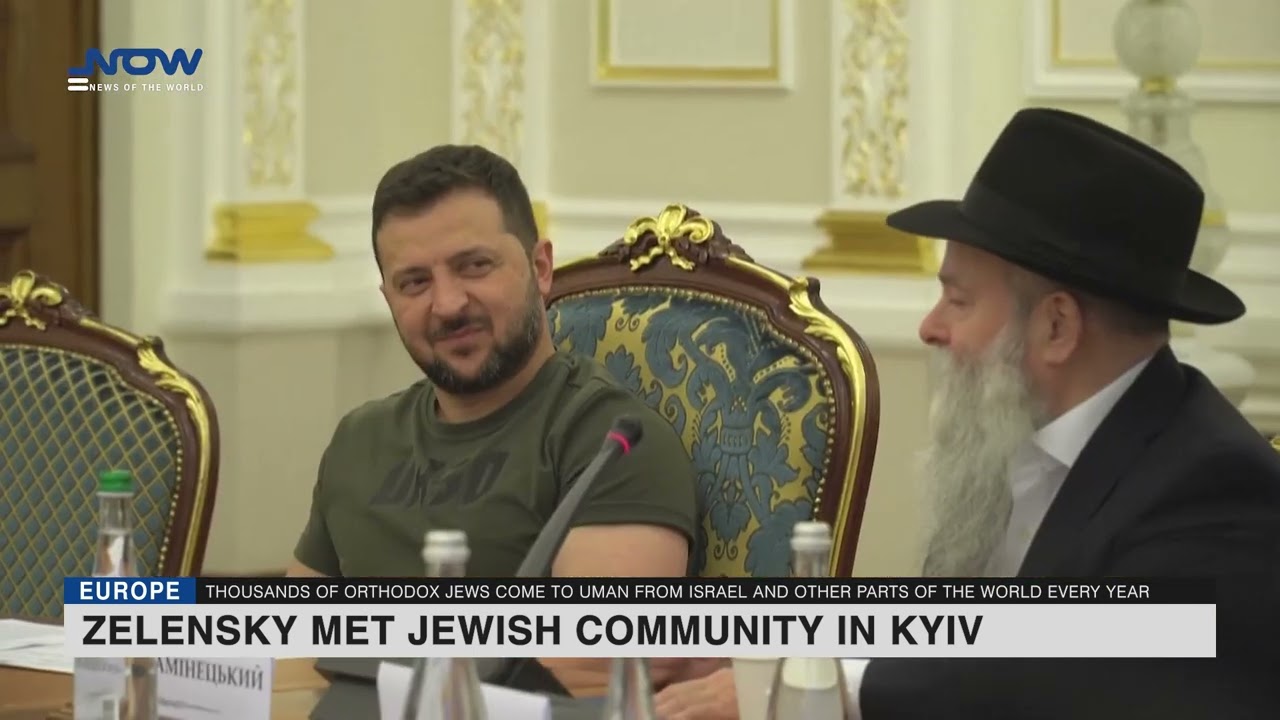 Zelensky met with the Ukrainian Jewish community in Kyiv