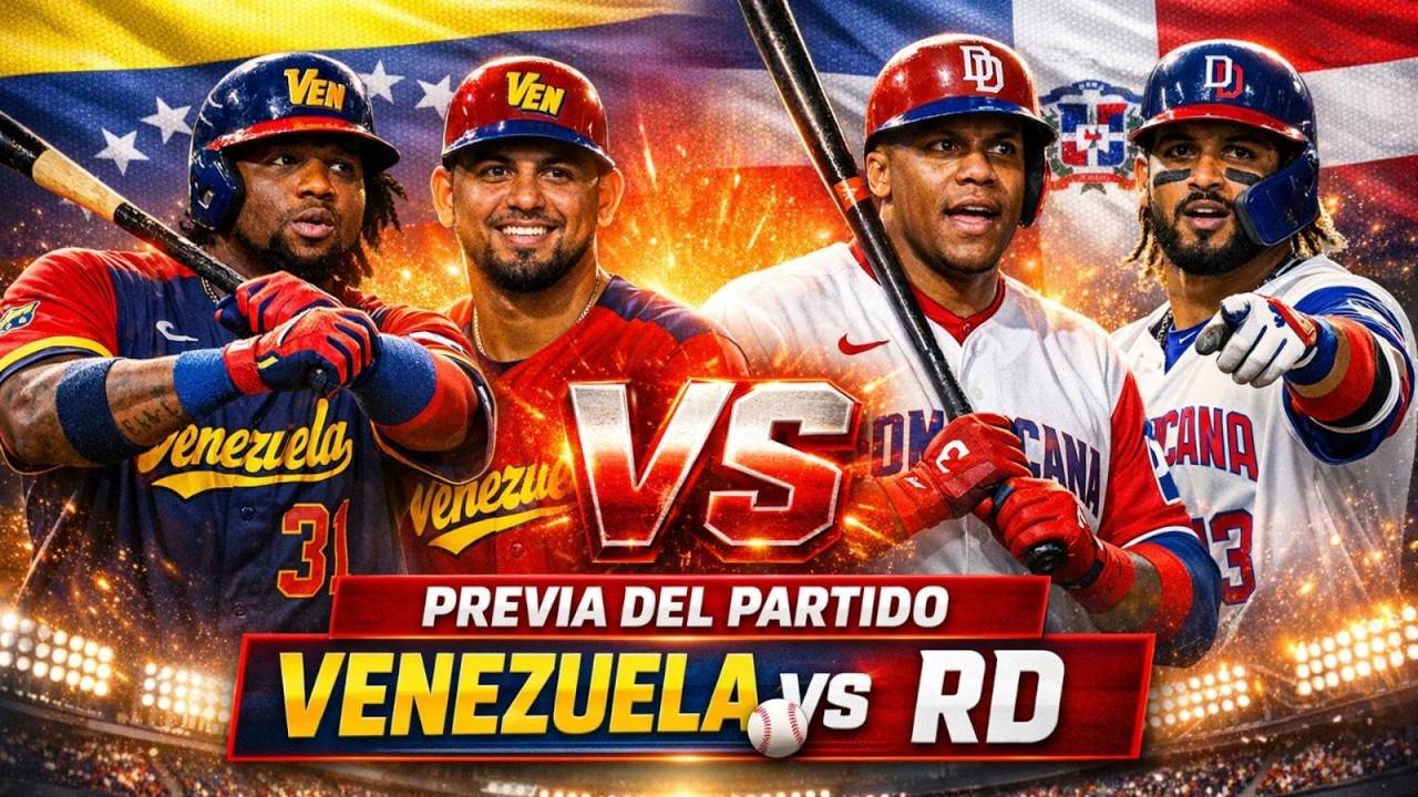 Previa del partido ⚾🔥 | Venezuela vs. República Dominicana