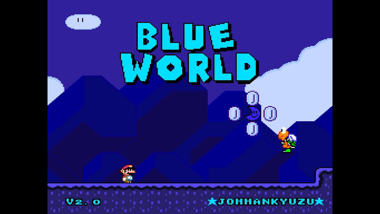 Blue World - Normal Exits (SMW Kaizo)