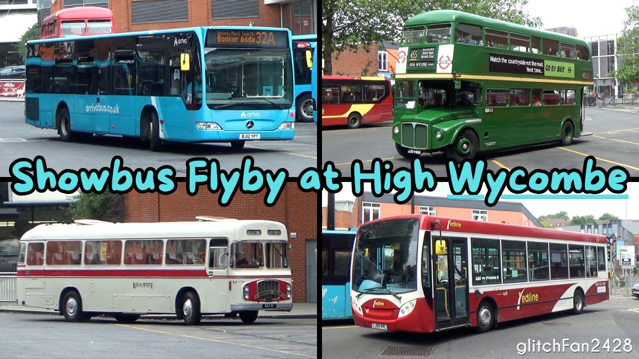 Buses at High Wycombe Bus Station ft Showbus Flyby, England 2023