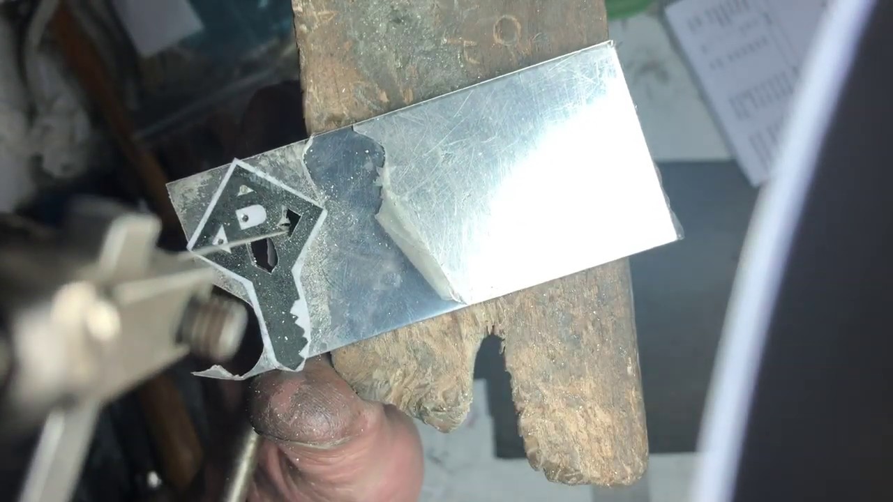 Manufacturing of the silver Alphabet chastity key