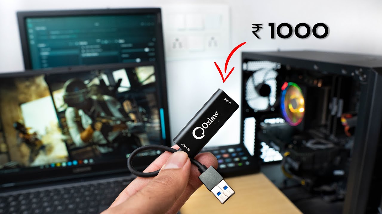 ₹ 1000 Capture Card Dual PC Live Streaming Set-up ‼