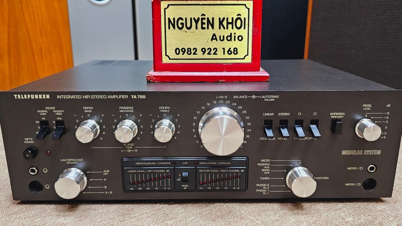 ❌️Cỗ xe tăng Đức❌️(ĐÃ BÁN) Telefunken TA 750 rất gấu. rất đẹp. ☎️ 0982922168. zalo: thaks!