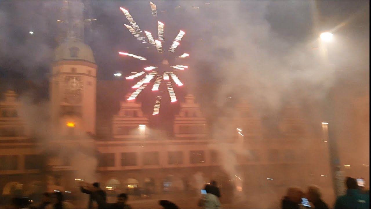 Silvester in Leipzig 31.12.2022 - Marktplatz / Augustusplatz