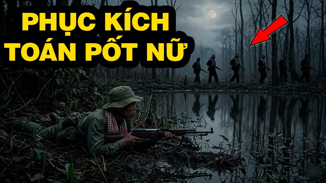 TRẬN PHỤC KÍCH TOÁN POLPOT NỮ TRÊN QUỐC LỘ 5 | CHIẾN TRƯỜNG K