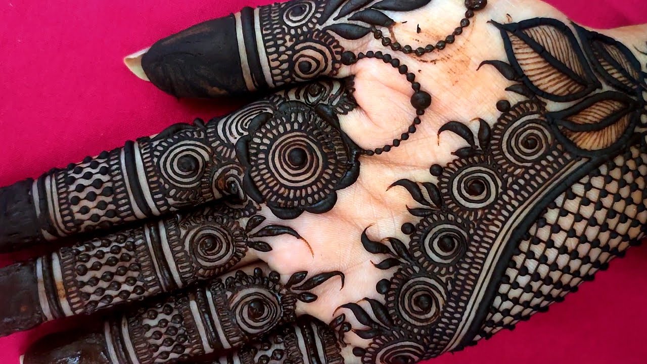 3 flower Dubai style henna design ( मेहंदी डिजाइन) ll floral henna design ll new pattern mehandi
