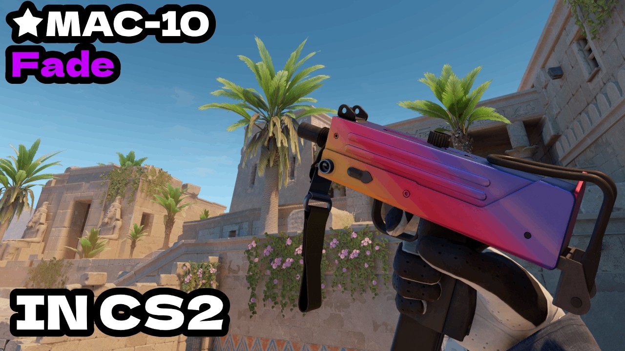 CS2 ★ MAC-10 | Fade CS2 Skin Showcase!