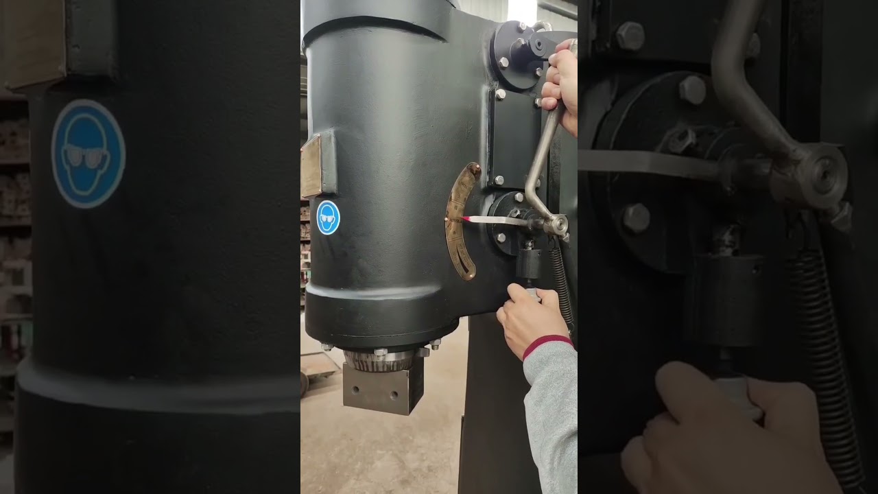 right way to turn ON / OFF the Anyang ST power hammer for blacksmithing #blacksmith  #blacksmithing