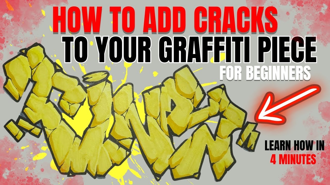 How to Add Cracks to Your Graffiti Piece: For Beginners