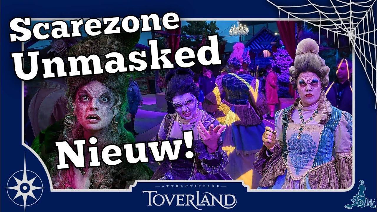 [Toverland] 👻 NIEUW: Scarezone UNMASKED - Halloween 2025 (4K)