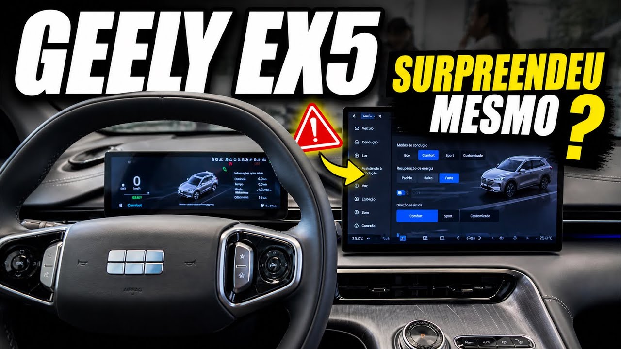 IMPRESSIONADO COM O GEELY EX5 🤯 - Test driver  #geely #geelyex5