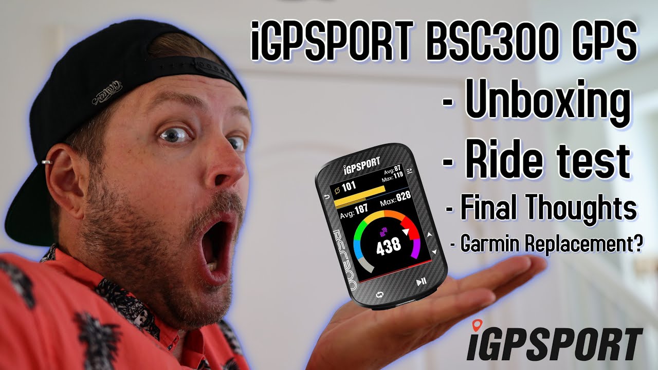 Распаковка и обзор: велокомпьютер iGPSPORT BSC300 | Сравнение с Garmin Edge 1030