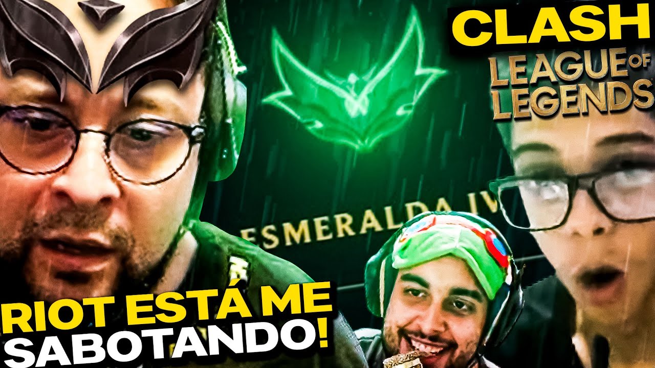 GORDOX cai contra ESMERALDA e ENTRA EM PÂNICO no CLASH DO LOL