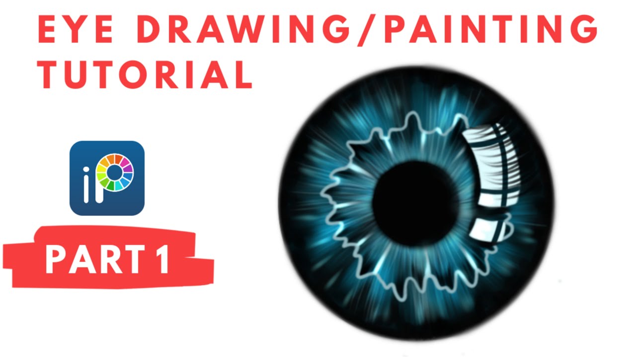 REALISTIC EYE DRAWING/PAINTING Tutorial PART 1| (Detailed Version) | Ibispaint X Tutorial