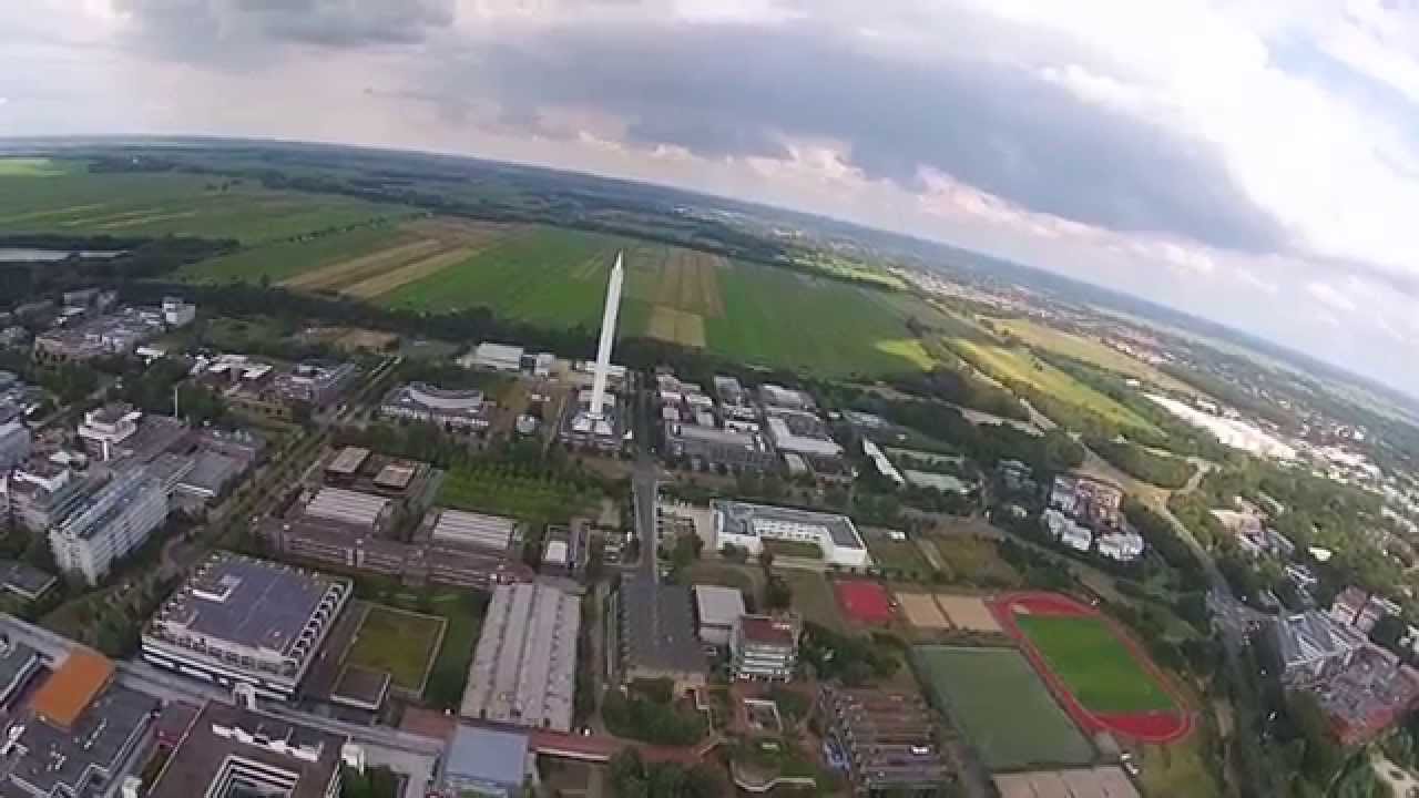 Fly in 500meter Bremen Universität Drohne DJI Phantom Vision Video