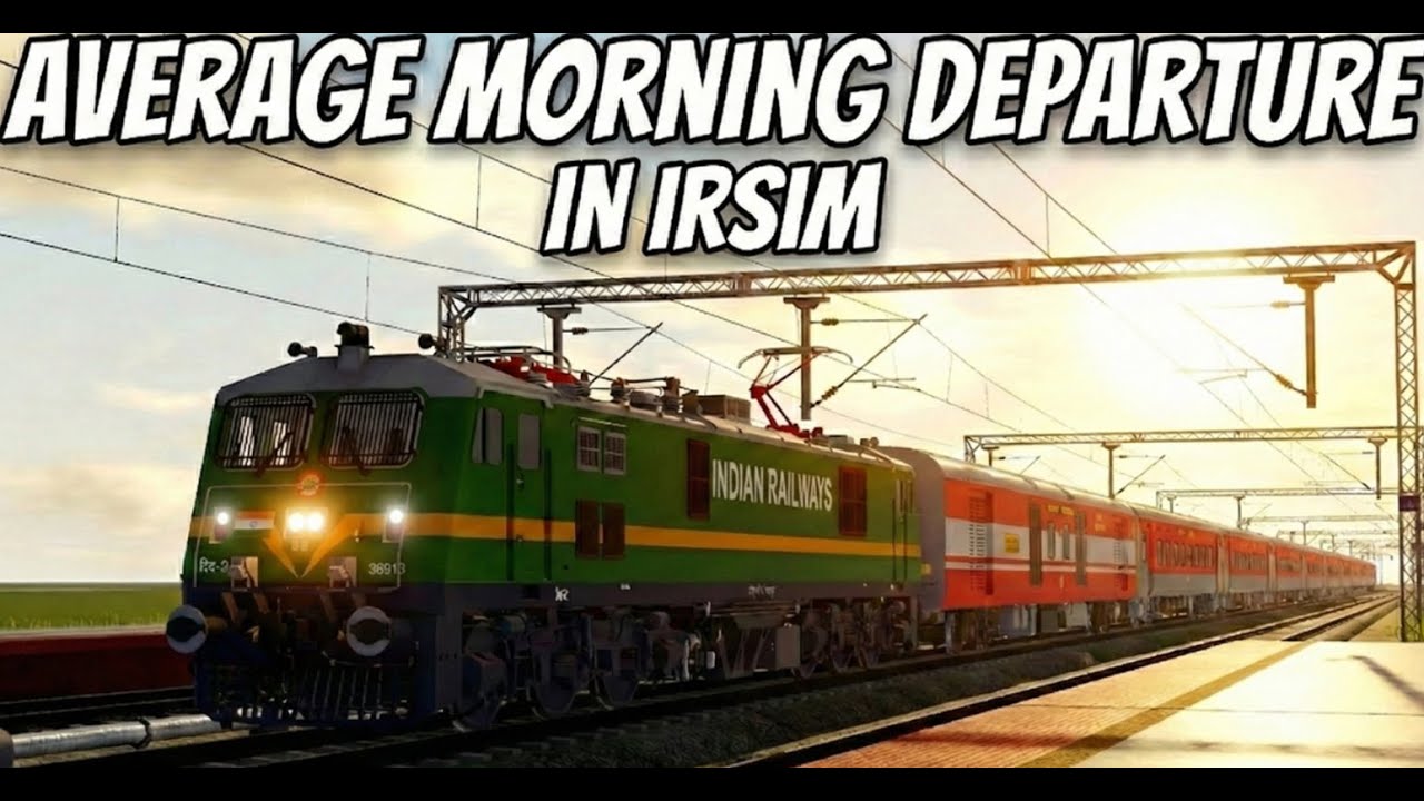 Average Morning Departure In IRSIM | Passenger Pov |  Part -1