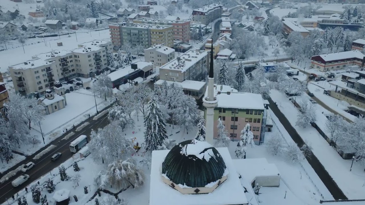 4K Drone video footage - Hadžići winter - 05.01.2026