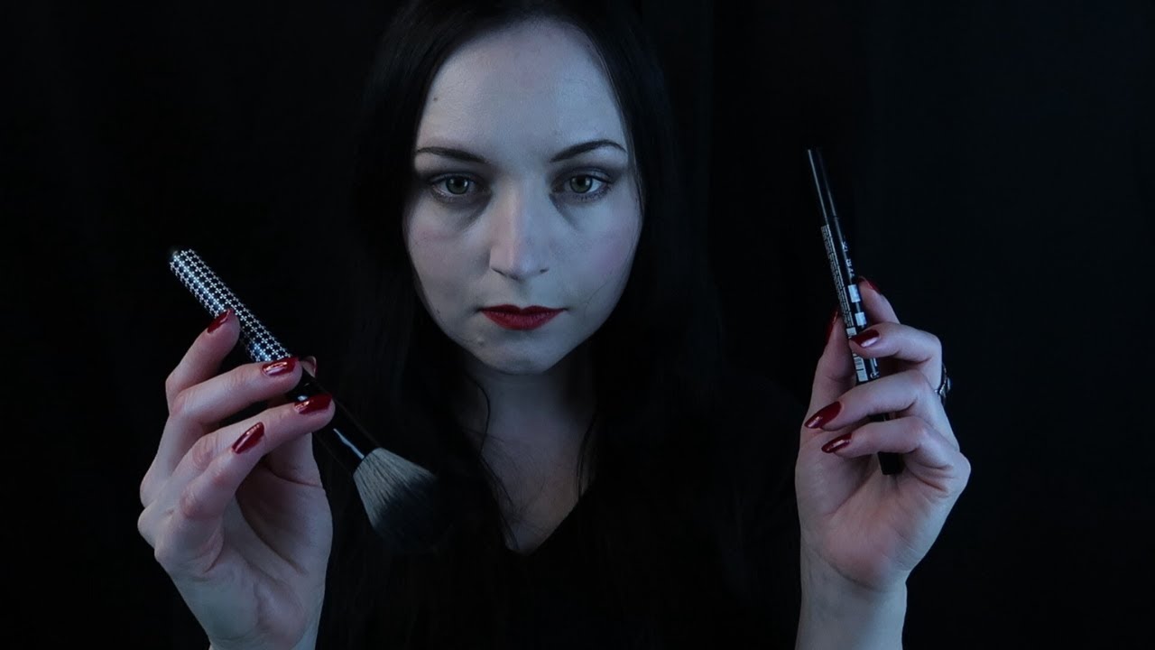 ASMR Morticia Addams Does Your Makeup Roleplay 💀 Soft Spoken