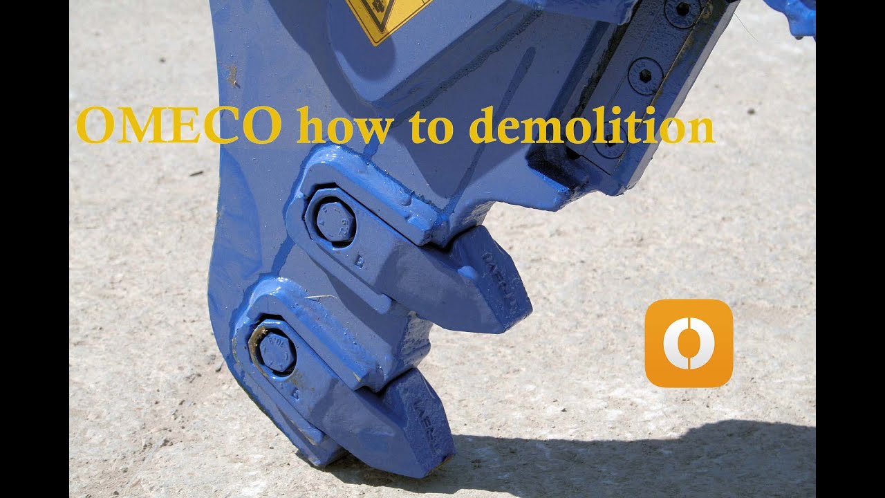 OMECO HOW TO: demolition with crusher