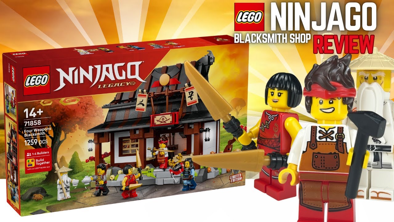 Обзор кузницы из Lego Ninjago!!