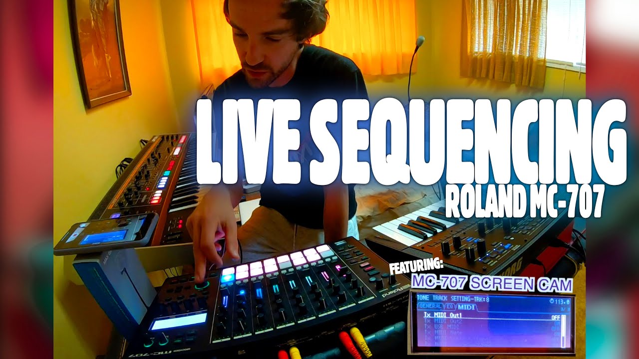 Sequencing External Gear with Roland MC-707: Live Looping Setup Tutorial